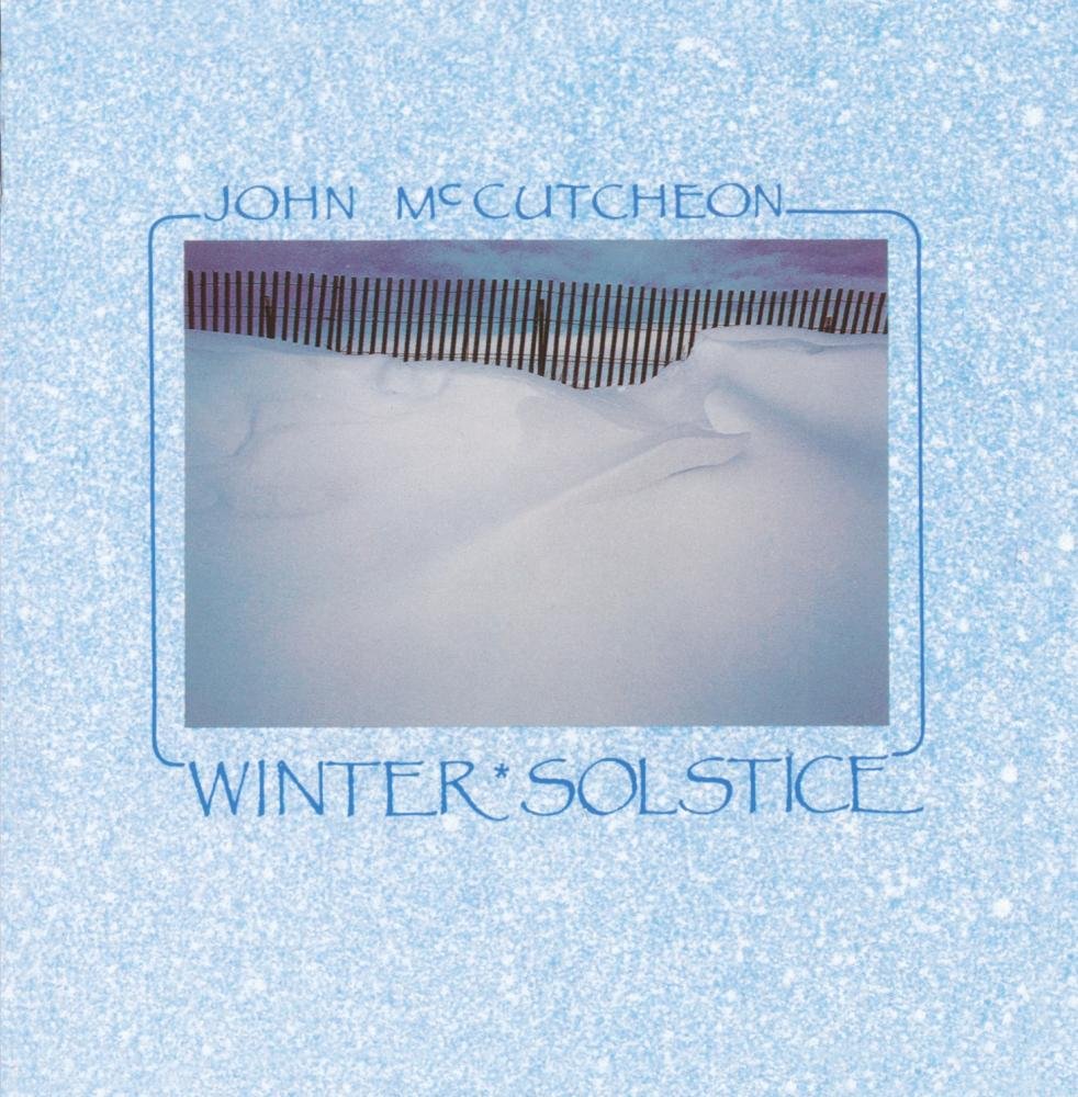 Winter Solstice album cover with image of a snowdrift